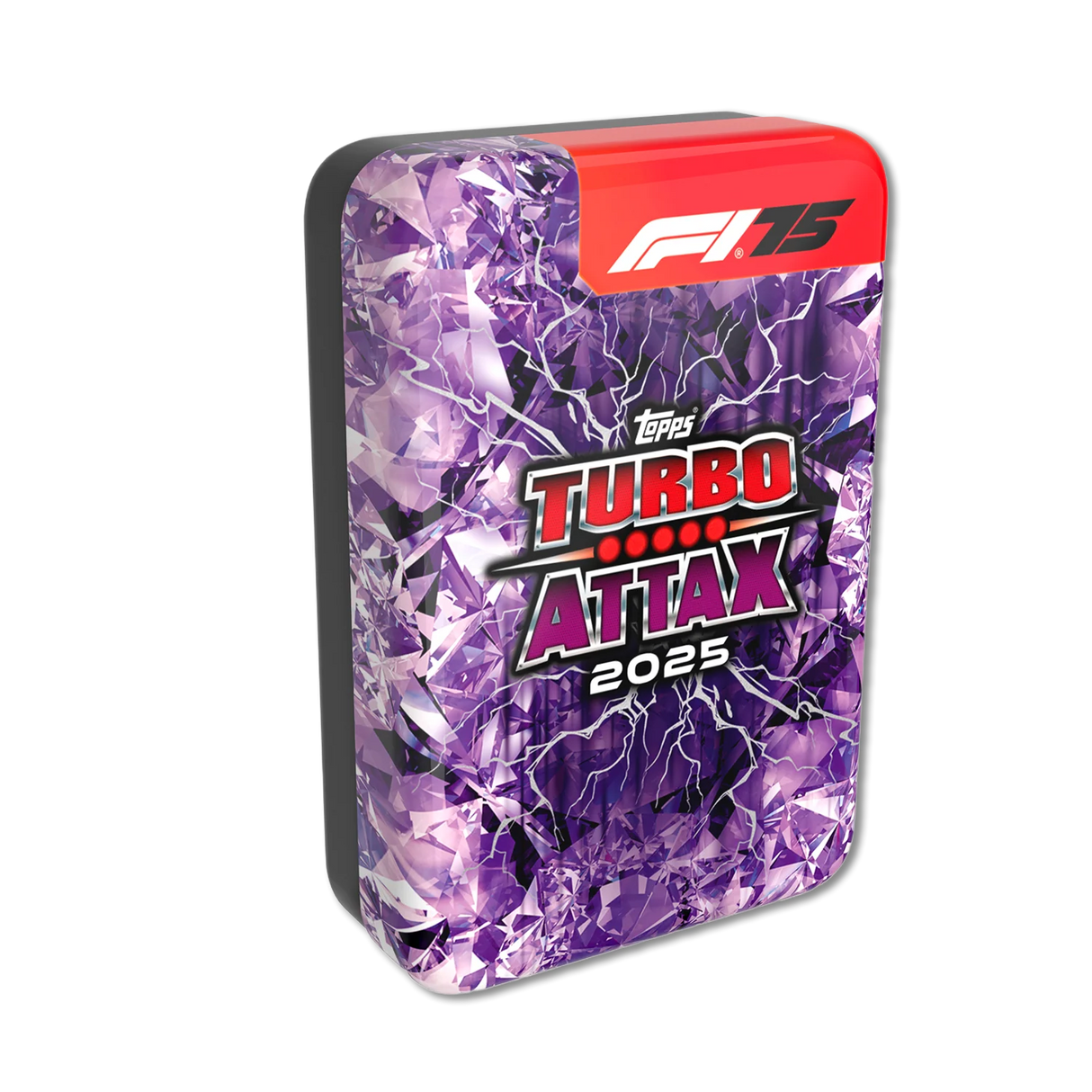 Topps Turbo Attax Formula 1® 2025 - Mega Tin - Lightning Lids - contains 66 cards including 6 LE's and 4 Exclusive 'Lightning Lids' Cards! - Merchandise by Topps The Chelsea Gamer