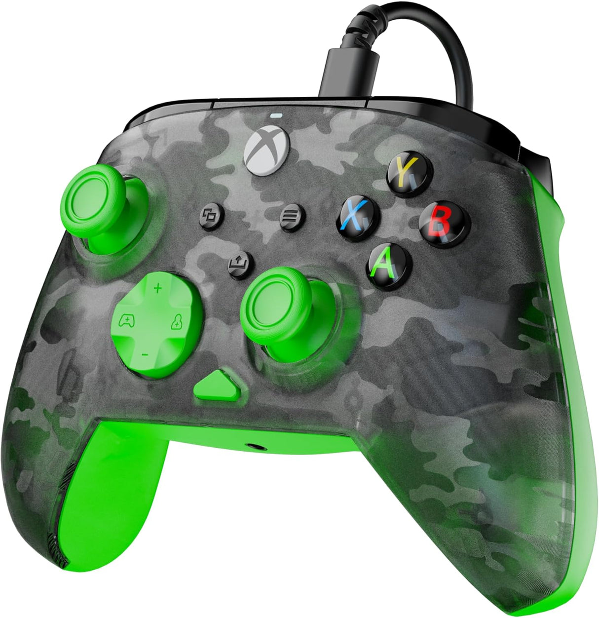 Turtle Beach - Rematch™ Core Wired Controller for Xbox & PC - Ghost Camo Black / Green - Console Accessories by Turtle Beach The Chelsea Gamer