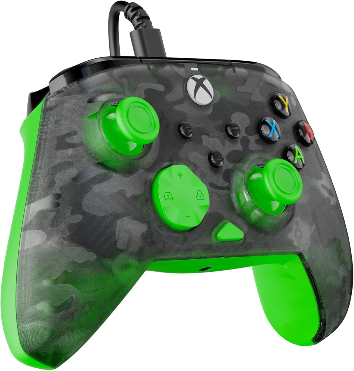 Turtle Beach - Rematch™ Core Wired Controller for Xbox & PC - Ghost Camo Black / Green - Console Accessories by Turtle Beach The Chelsea Gamer