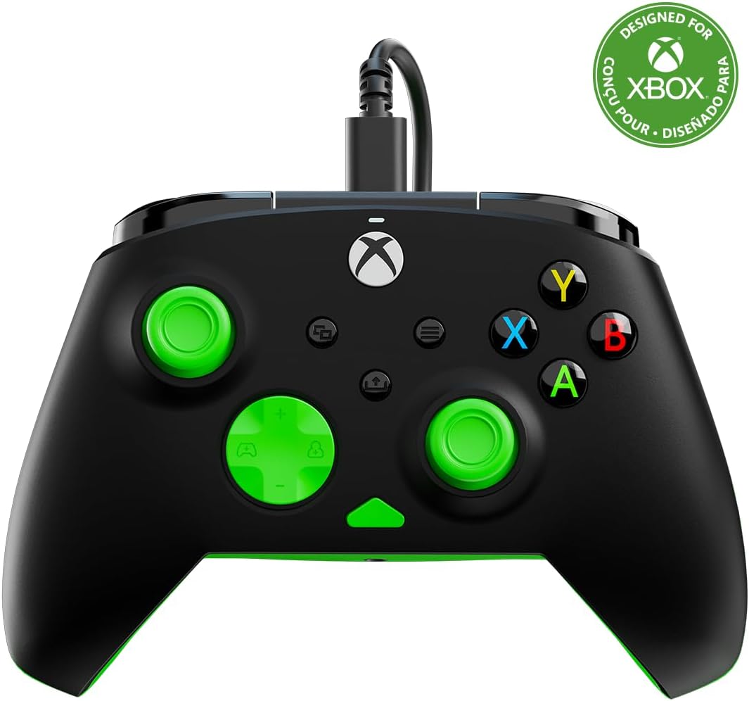Turtle Beach - Rematch™ Core Wired Controller for Xbox & PC - Black / Green - Console Accessories by Turtle Beach The Chelsea Gamer