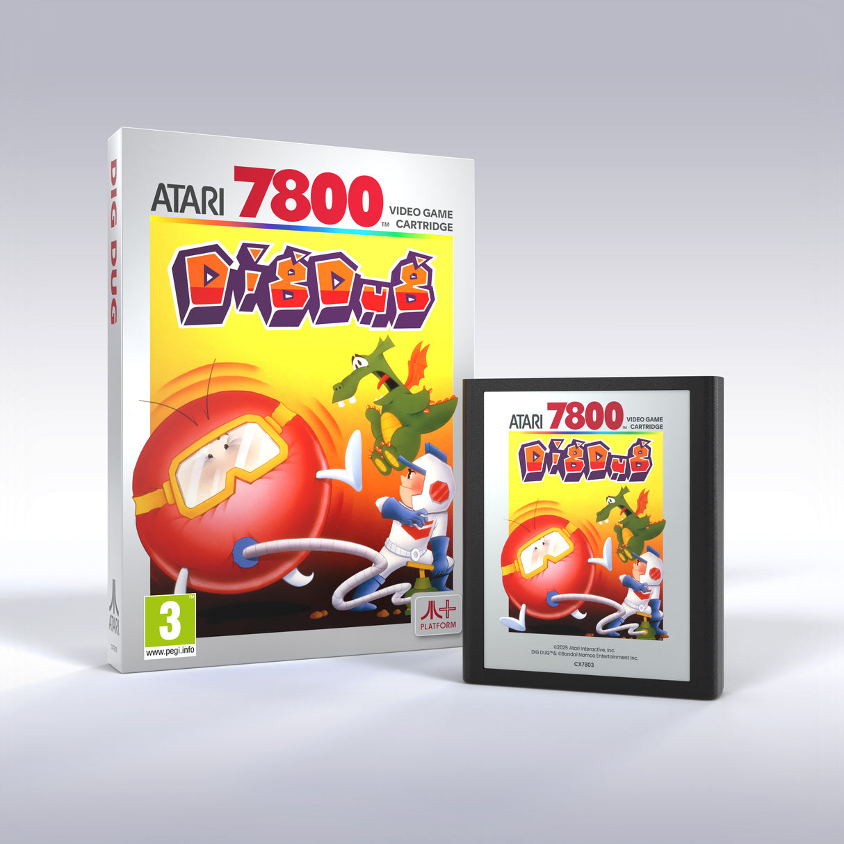 DIG DUG - Atari 7800 Cartridge - Video Games by Atari The Chelsea Gamer