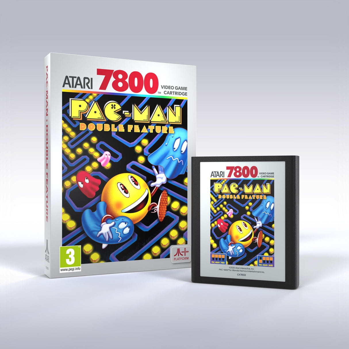 PAC-MAN Double Feature - Atari 7800 Cartridge - Video Games by Atari The Chelsea Gamer