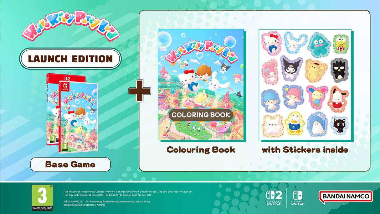 Hello Kitty Party Land Launch Edition - Nintendo Switch 2