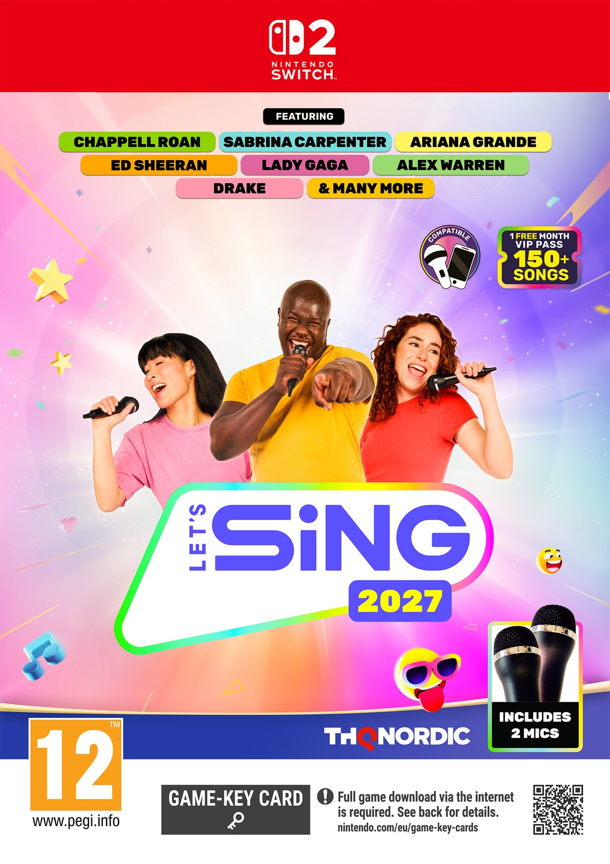 Let's Sing 2027 - Mic Bundle - Nintendo Switch 2