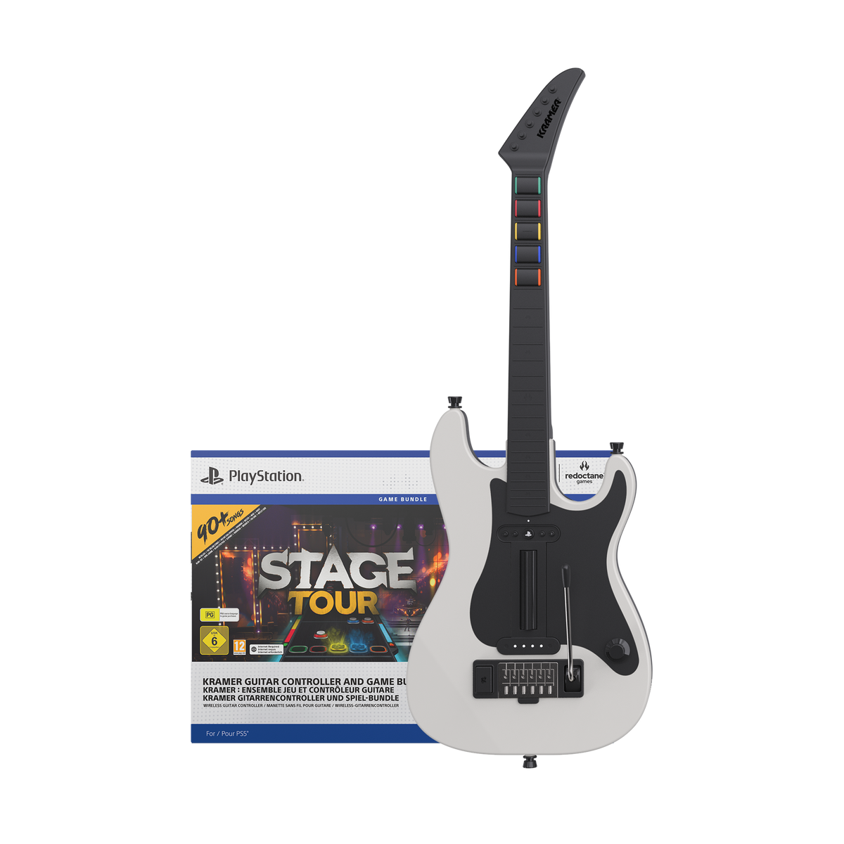 Stage Tour Game + Kramer® Wireless Guitar Controller Bundle for PlayStation®5