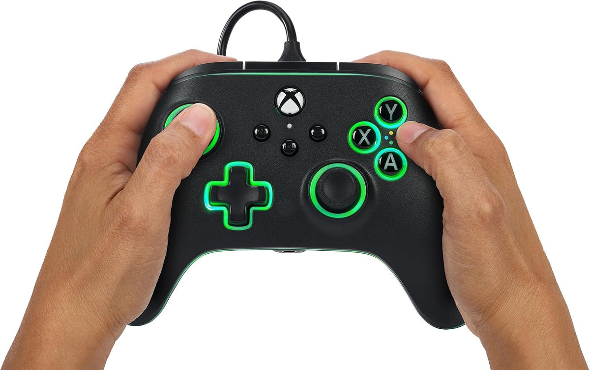 PowerA - Advantage Wired Controller for Xbox Series X|S with Lumectra - Black