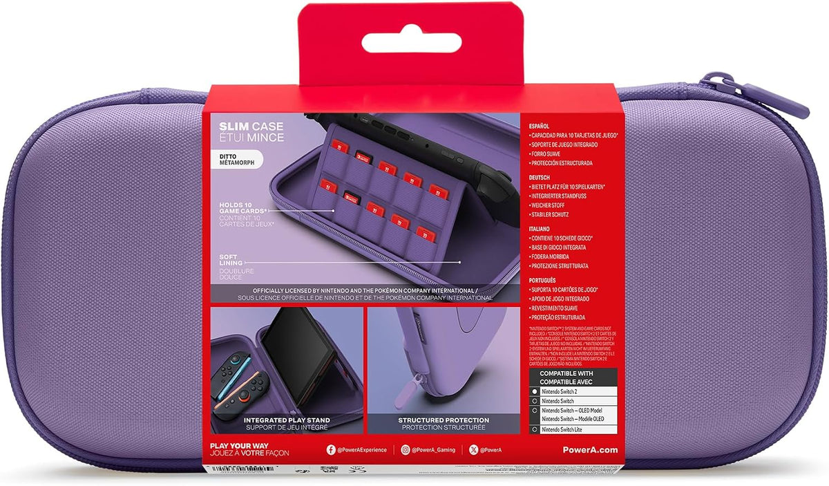 PowerA - Slim Case for Nintendo Switch 2 - Pokémon: Ditto