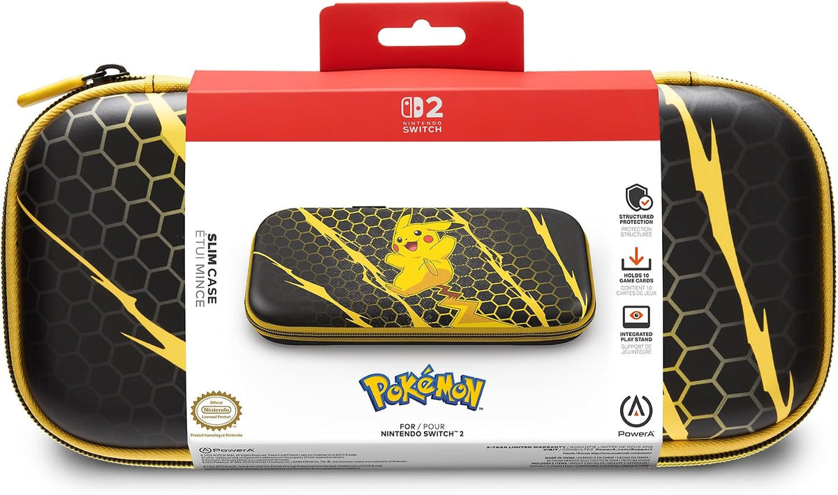 PowerA - Slim Case for Nintendo Switch 2 - Pikachu Storm