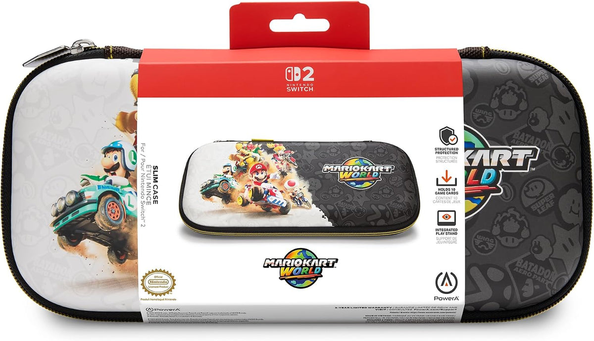PowerA - Slim Case for Nintendo Switch 2 - Mario Kart World