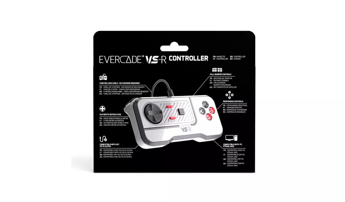 Evercade VS-R Solo Colour Controller - Silver