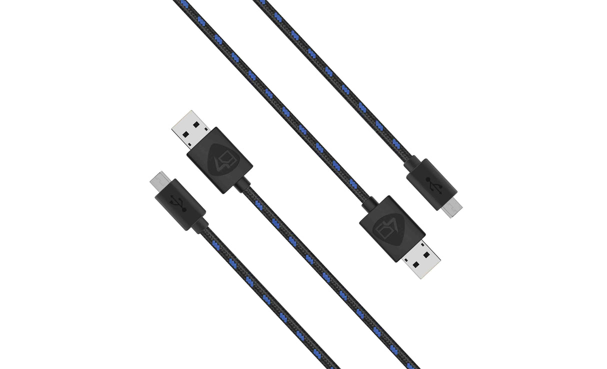 4Gamers Twin Play & Charge Cables (2 x 2m) 4G-C10 - Console Accessories by A4T The Chelsea Gamer