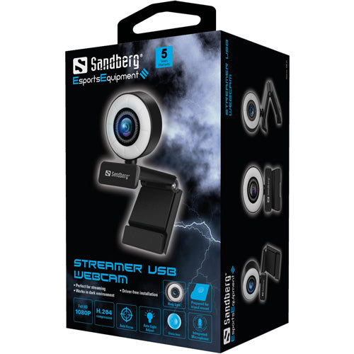 Sandberg Streamer USB Webcam - Core Components by Sandberg The Chelsea Gamer