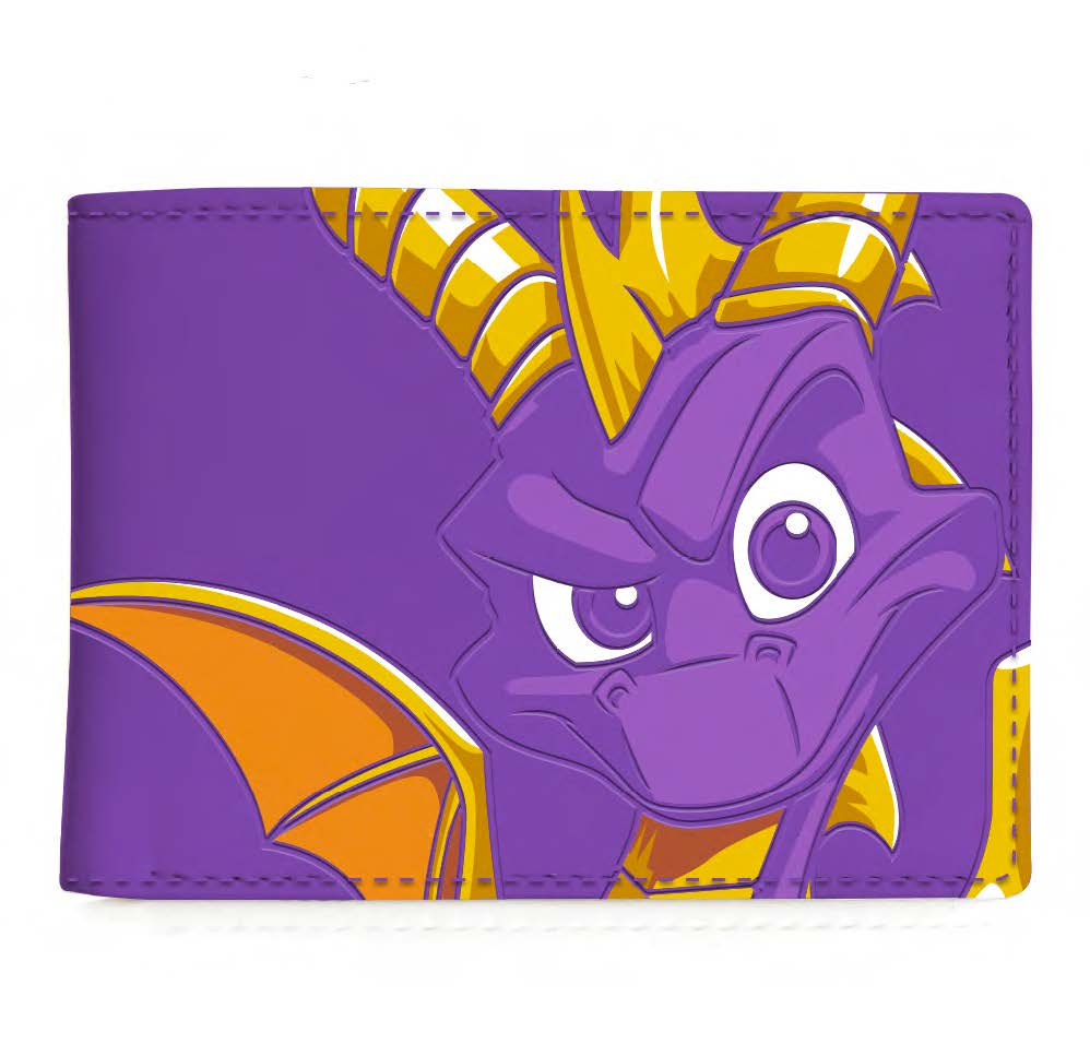 Spyro Face Wallet - merchandise by Rubber Road The Chelsea Gamer
