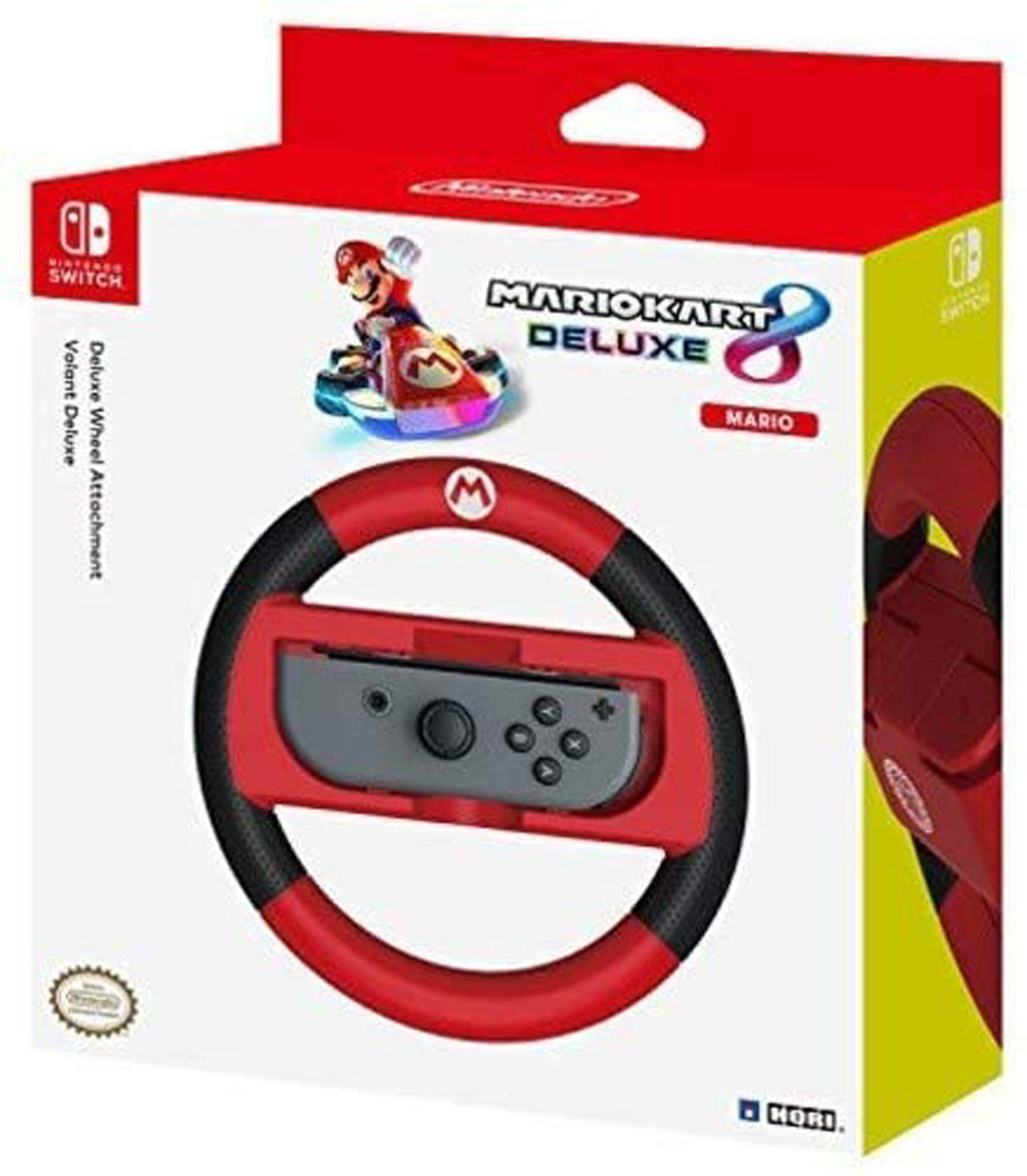 HORI Mario Kart 8 Deluxe - Mario Racing Wheel - Console Accessories by HORI The Chelsea Gamer