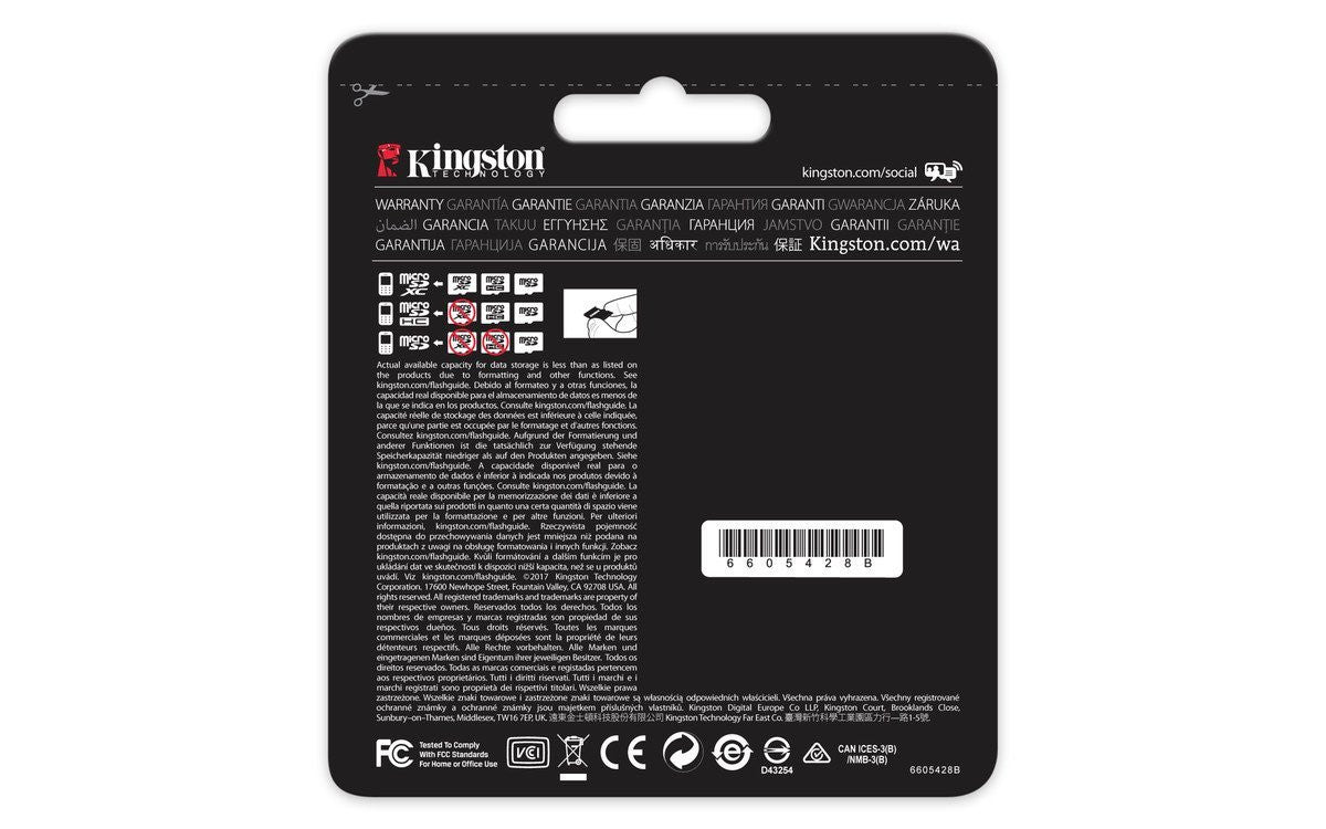 Kingston 32 GB microSDHC - Class 10/UHS-I (U3) - 90 MB/s Read - 45 MB/s Write - Memory by Kingston The Chelsea Gamer
