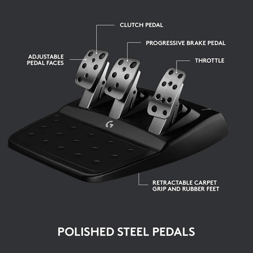 Logitech G923 Racing Wheel and Pedals for Xbox One and PC - Console Accessories by Logitech The Chelsea Gamer