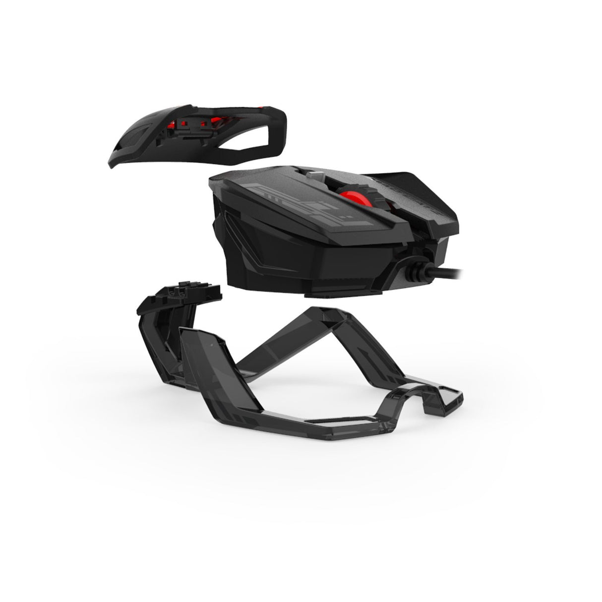 Mad Catz RAT1 Wired Optical Gaming Mouse - Black / Red - Mice by Mad Catz The Chelsea Gamer
