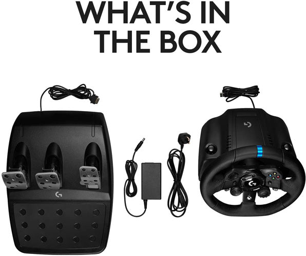 Logitech G923 Racing Wheel and Pedals for Xbox One and PC - Console Accessories by Logitech The Chelsea Gamer
