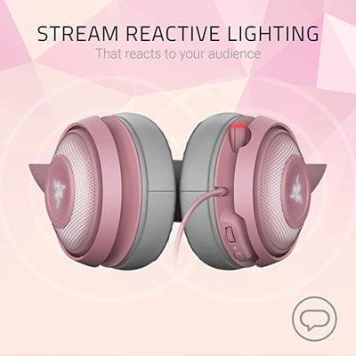 Razer Kraken Kitty Edtion - Razer Chroma USB Gaming Headset - Console Accessories by Razer The Chelsea Gamer