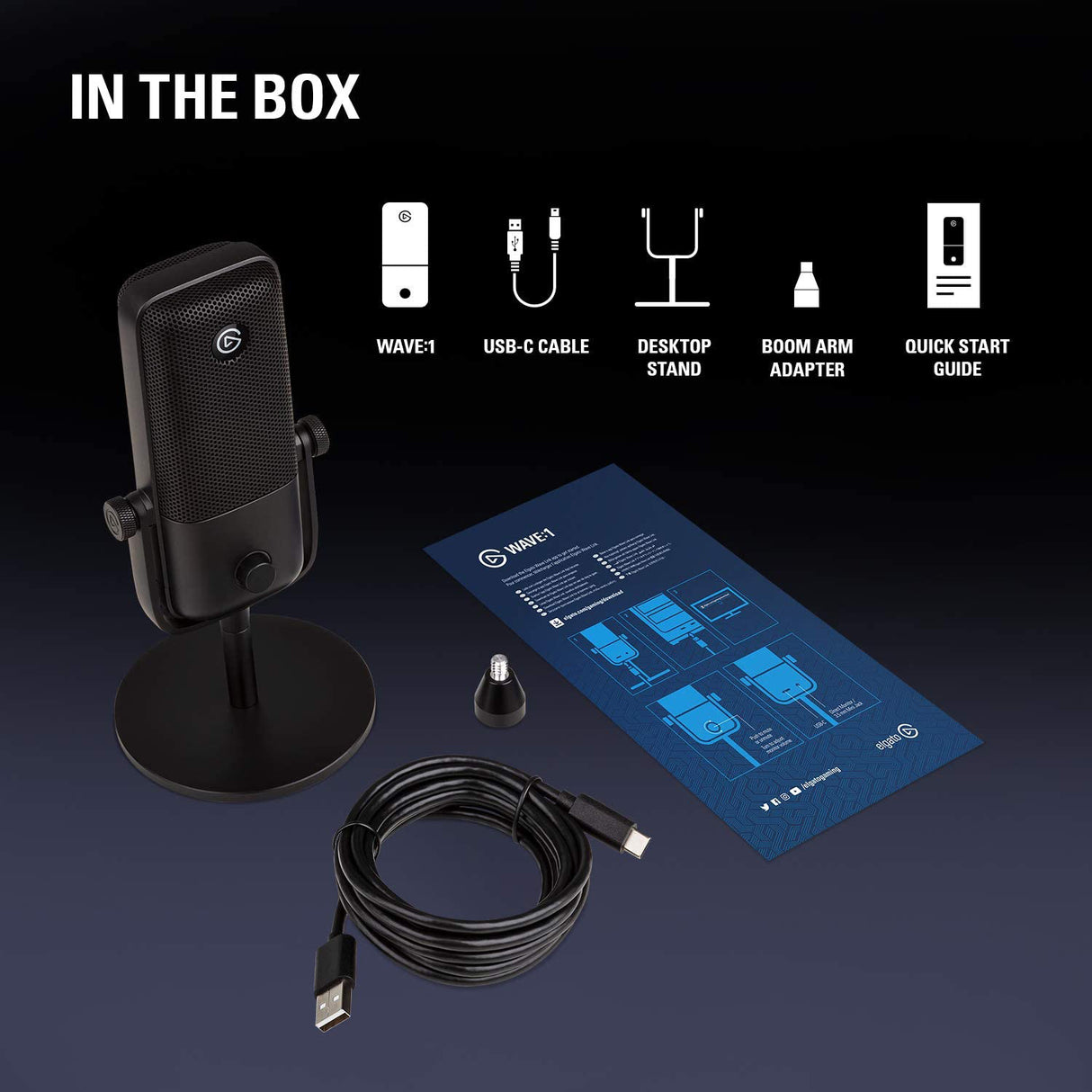Elgato Wave 1 Mic - Console Accessories by Elgato The Chelsea Gamer