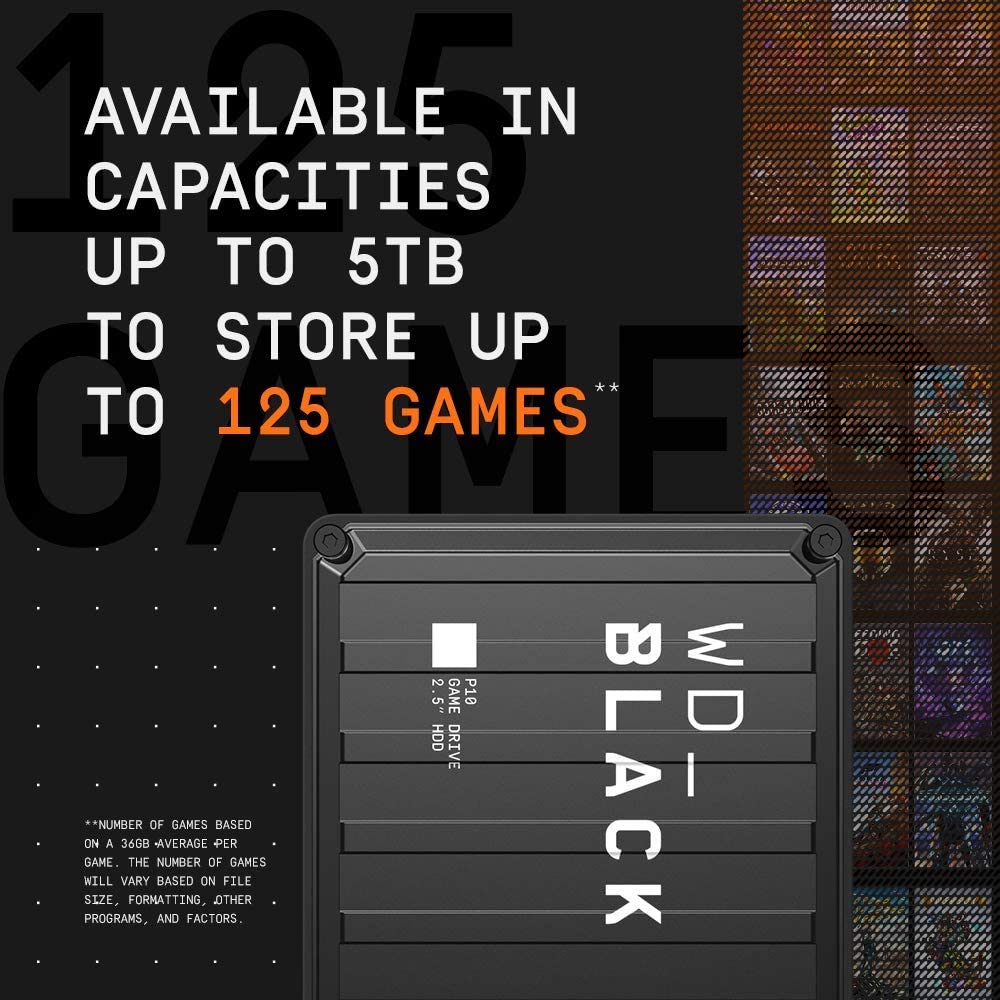 WD_BLACK™ P10 Game Drive - Console Accessories by Western Digital The Chelsea Gamer