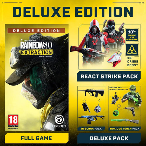 Tom Clancy's Rainbow Six Extraction Deluxe - PlayStation 4 - Video Games by UBI Soft The Chelsea Gamer