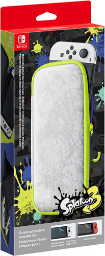 Nintendo Switch Carrying Case (Splatoon 3 Edition) & Screen Protector - Console Accessories by Nintendo The Chelsea Gamer