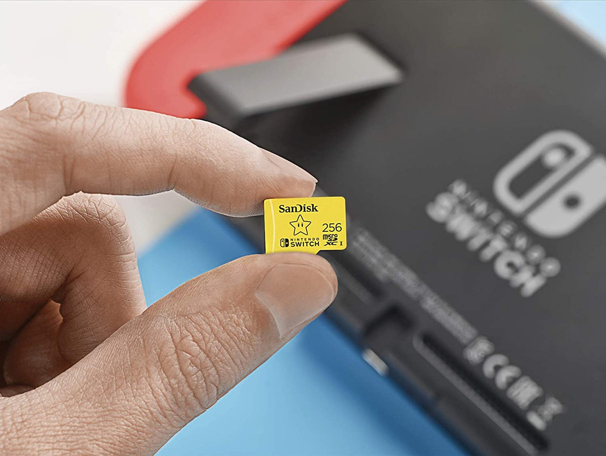 Sandisk 256GB MicroSDXC Memory Card for Nintendo Switch - Console Accessories by Sandisk The Chelsea Gamer