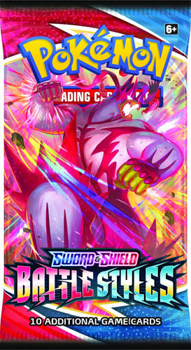 Pokémon Sword & Shield Battle Styles Triple Pack Booster - merchandise by Pokémon The Chelsea Gamer
