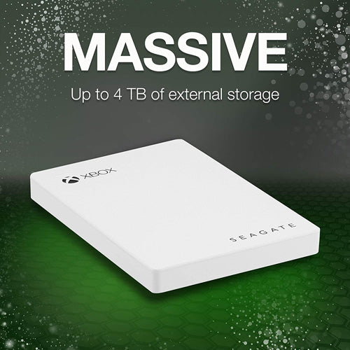 Seagate Game Drive for Xbox - White 4 TB - Includes Game Pass Membership - Console Accessories by Seagate The Chelsea Gamer