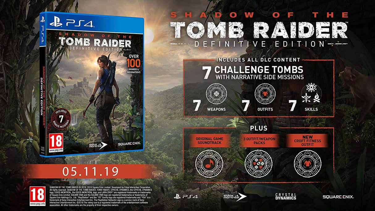Shadow of the Tomb Raider: Definitive Edition - Video Games by Square Enix The Chelsea Gamer