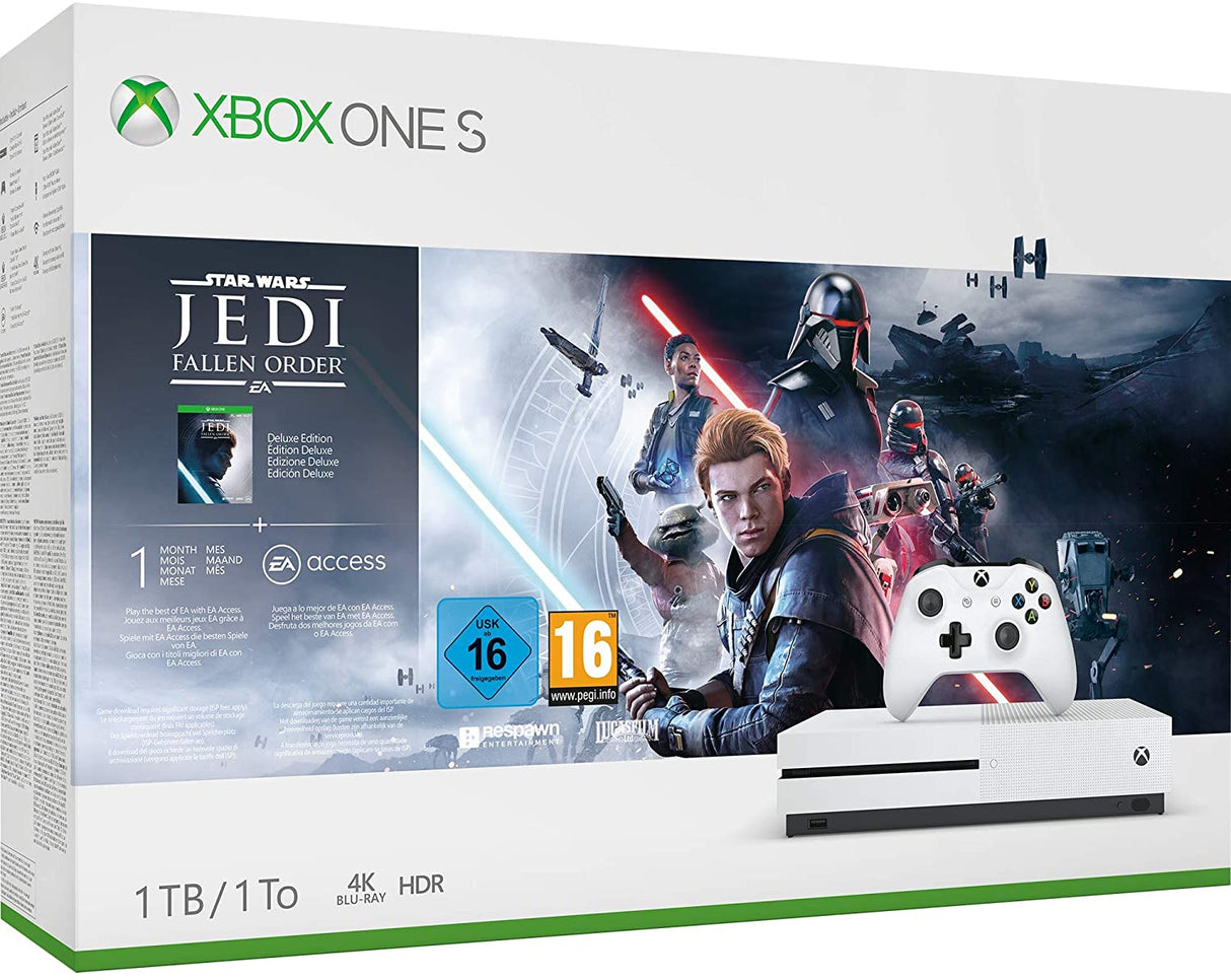 Xbox One S 1TB Console - Star Wars Jedi: Fallen Order Bundle - Console pack by Microsoft The Chelsea Gamer