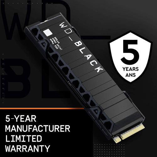 WD BLACK SN850 - 1TB with Heatsink - HIGH PERFORMANCE GAMING NVMe SSD - Gen4 - Core Components by Western Digital The Chelsea Gamer