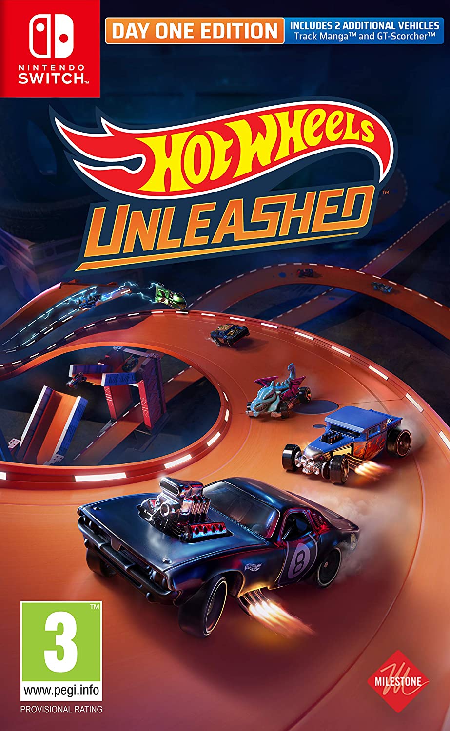 Hot Wheels Unleashed - Day One Edition - Nintendo Switch - Video Games by Milestone The Chelsea Gamer