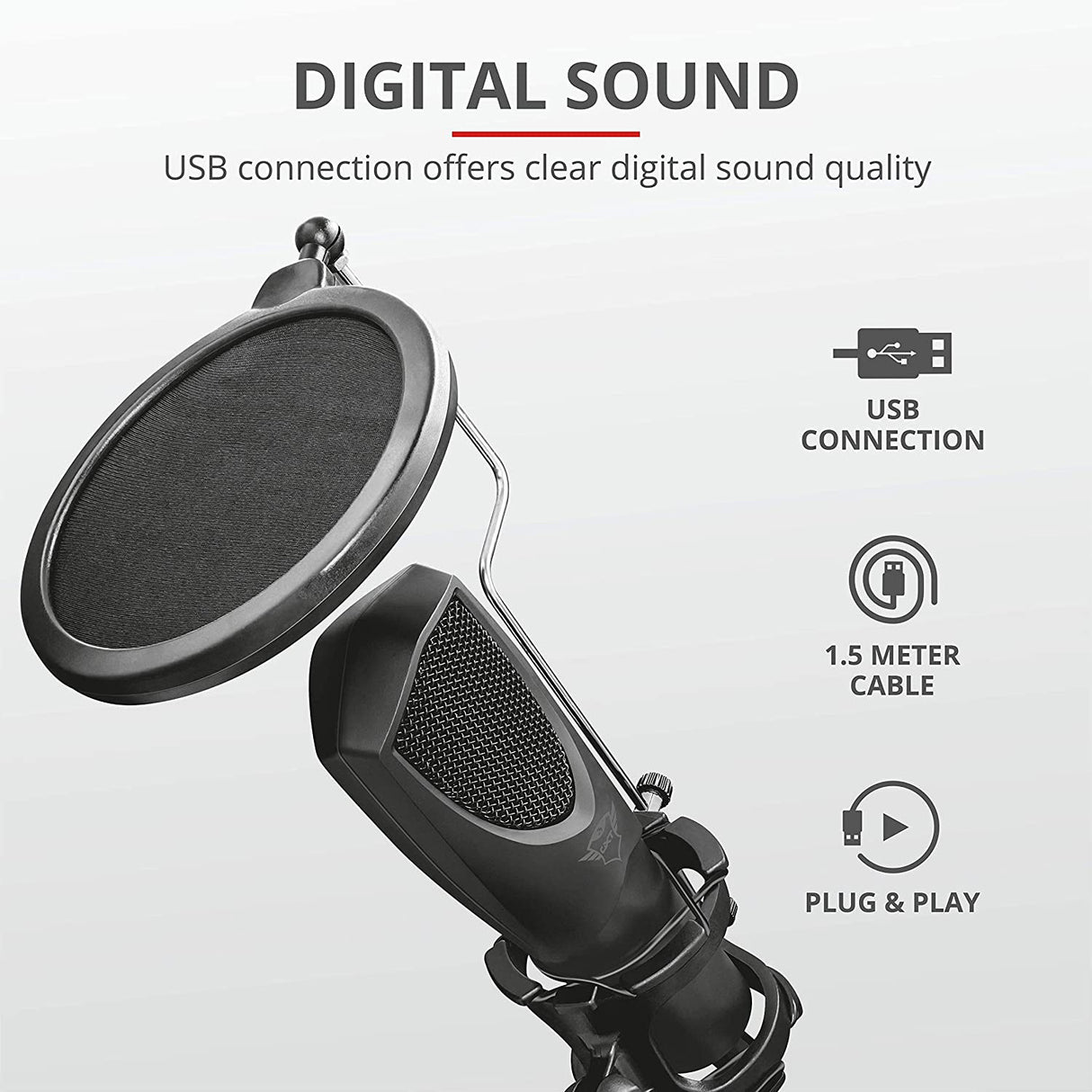 Trust - Mantis GXT 232 Microphone - Core Components by Trust The Chelsea Gamer
