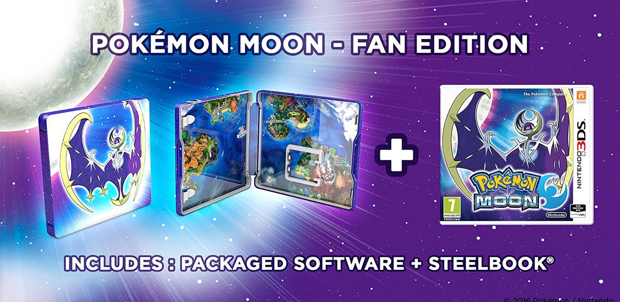 Pokemon Moon Fan Edition 3DS - Video Games by Nintendo The Chelsea Gamer