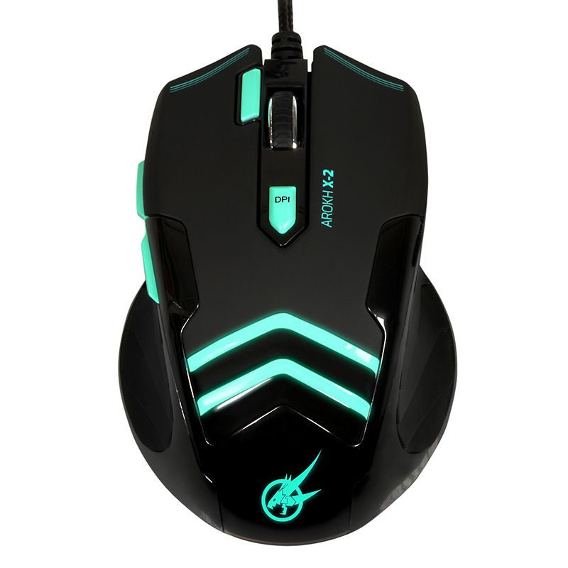 Port Designs Arokh Gaming Mouse X-2 - Green LED - Mice by Port Design The Chelsea Gamer