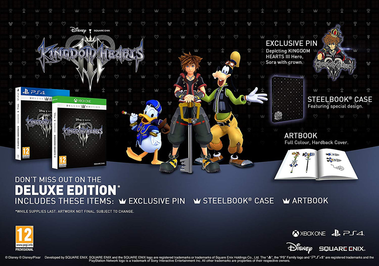 Kingdom of Hearts III - Deluxe Edition - Xbox One - Video Games by Square Enix The Chelsea Gamer