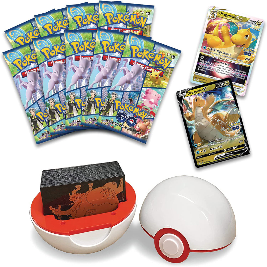 Pokémon TCG: Pokémon GO Premier Deck Holder Collection Dragonite VSTAR - Merchandise by Pokémon The Chelsea Gamer