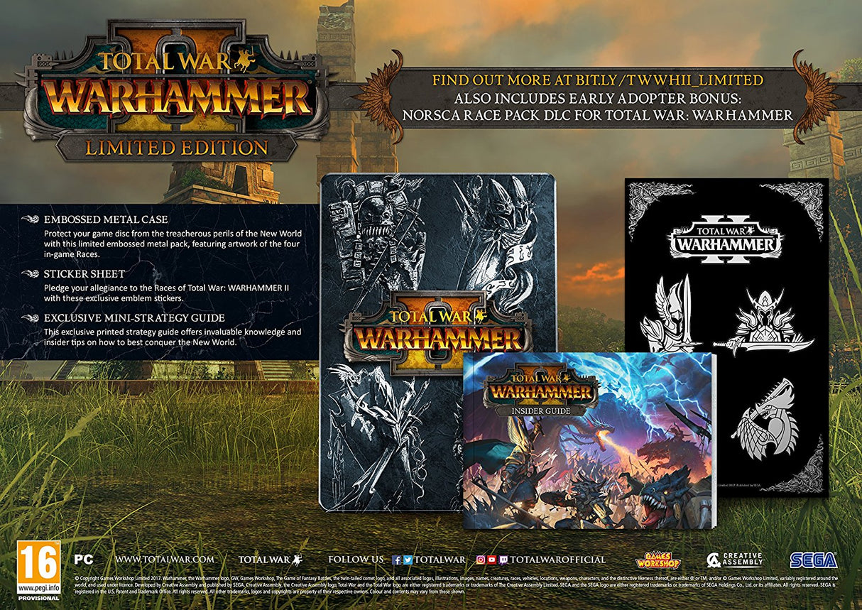 Total War: WARHAMMER II Limited Edition - PC - Video Games by SEGA UK The Chelsea Gamer