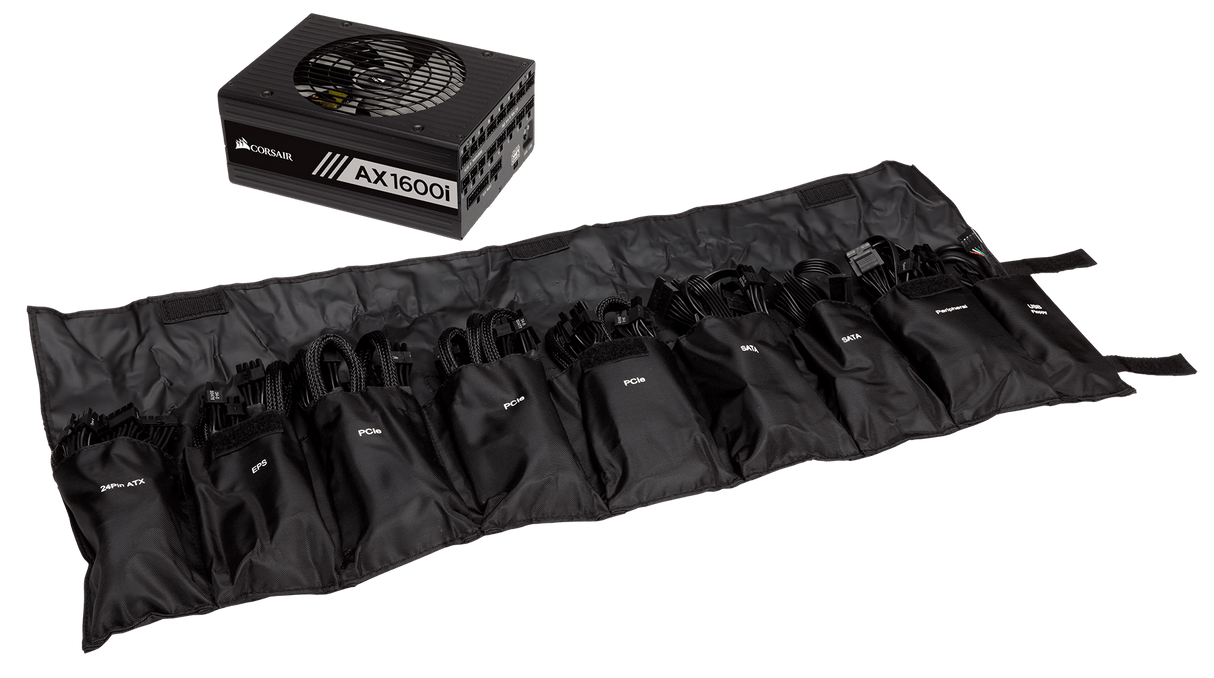 Corsair AX1600i Digital ATX Power Supply — 1600 Watt Fully-Modular PSU - Core Components by Corsair The Chelsea Gamer