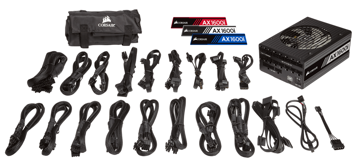 Corsair AX1600i Digital ATX Power Supply — 1600 Watt Fully-Modular PSU - Core Components by Corsair The Chelsea Gamer