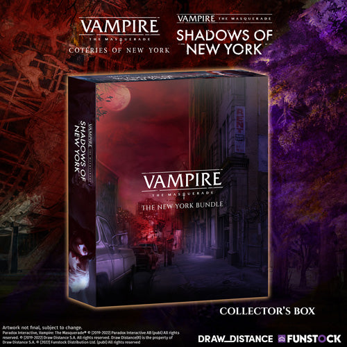 Vampire the Masquerade Coteries and Shadows of New York - Collectors Edition - PlayStation 4 - Video Games by Funstock The Chelsea Gamer