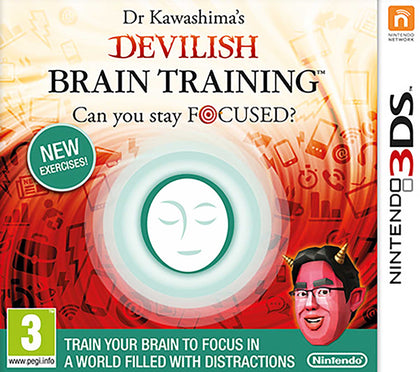 Dr Kawashima's Devilish Brain Training: Can You Stay Focussed? - 3DS - Video Games by Nintendo The Chelsea Gamer