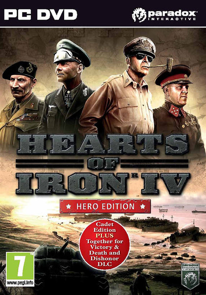 Hearts of Iron IV Hero Edition - PC - Video Games by Ikaron The Chelsea Gamer