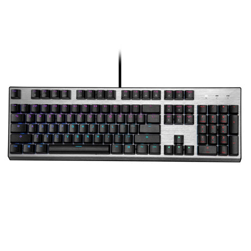 Cooler Master CK351 Optical Keyboard in Silver with LK DarGo Red Switches - Keyboard by Cooler Master The Chelsea Gamer