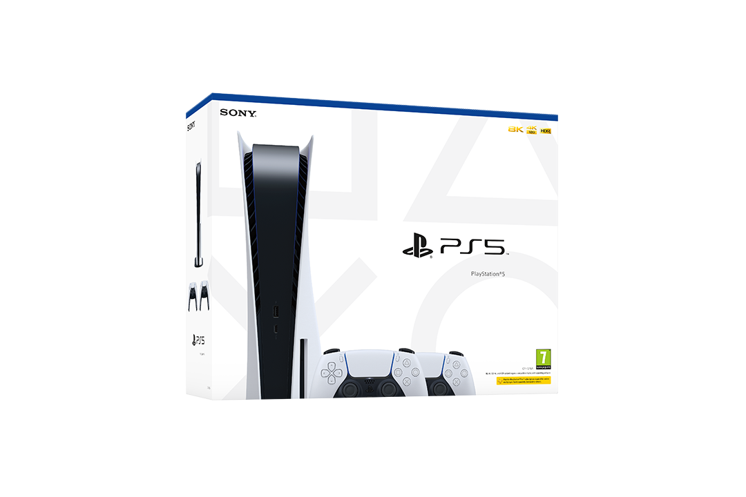 PlayStation®5 Console - Two DualSense™ Wireless Controllers Bundle - Console pack by Sony The Chelsea Gamer
