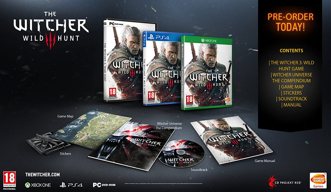 The Witcher III: Wild Hunt - PlayStation 4 - Video Games by Bandai Namco Entertainment The Chelsea Gamer