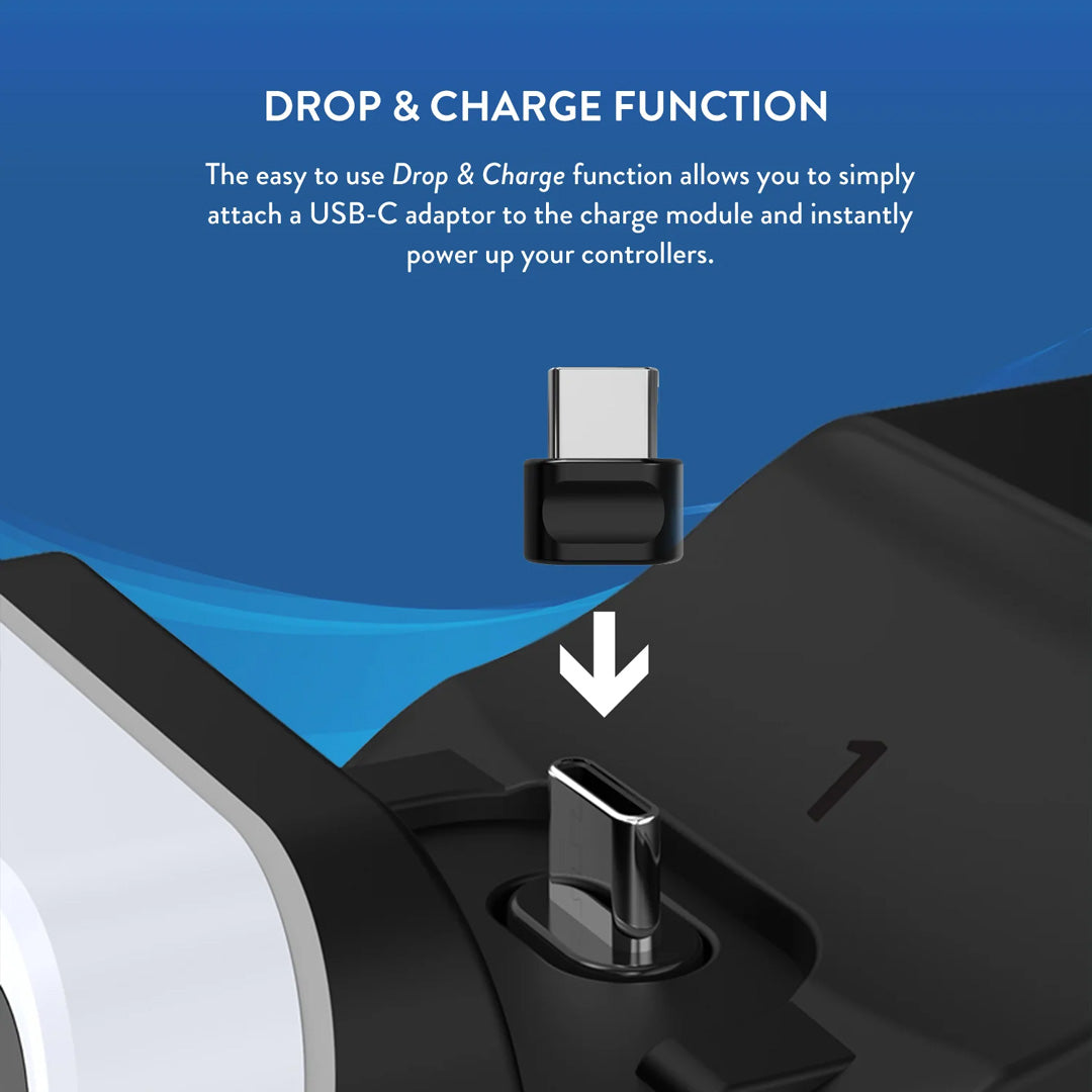 Numskull Fast Charge Twin Charging Dock - PlayStation 5 - Console Accessories by Numskull Designs The Chelsea Gamer