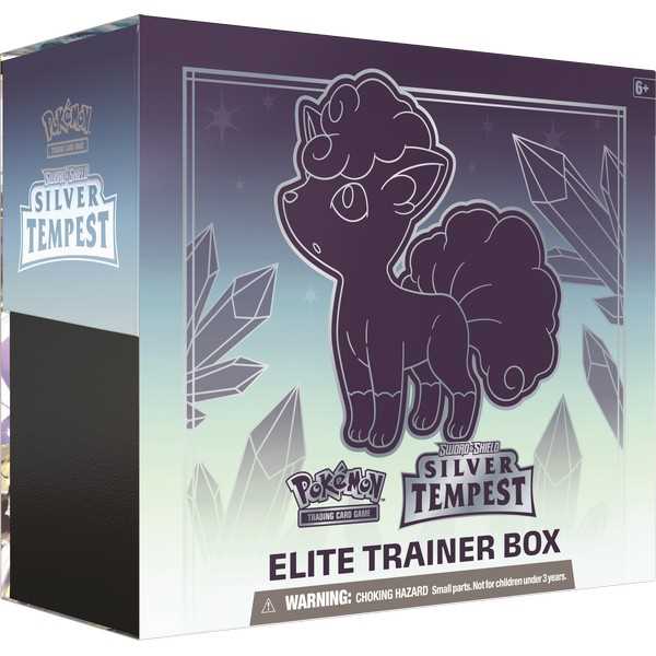 Pokémon TCG: Sword & Shield 12 Silver Tempest Elite Trainer Box - Merchandise by Pokémon The Chelsea Gamer